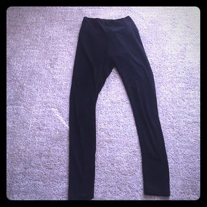Suede leggings